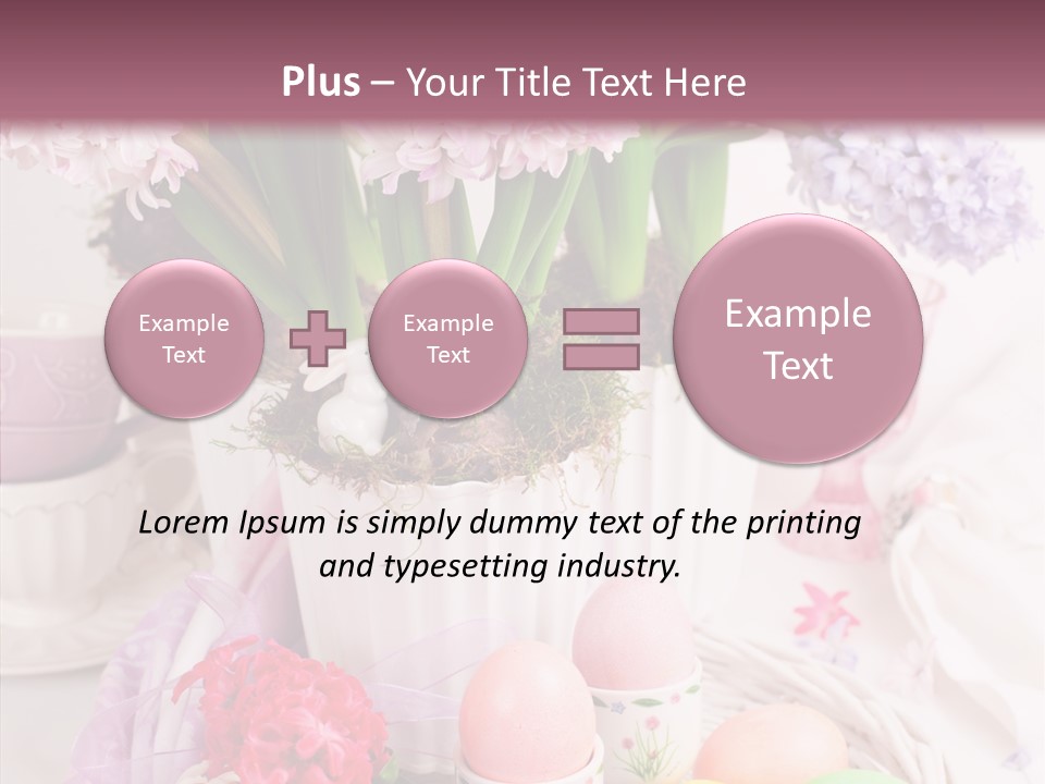 Natural Moss Table PowerPoint Template