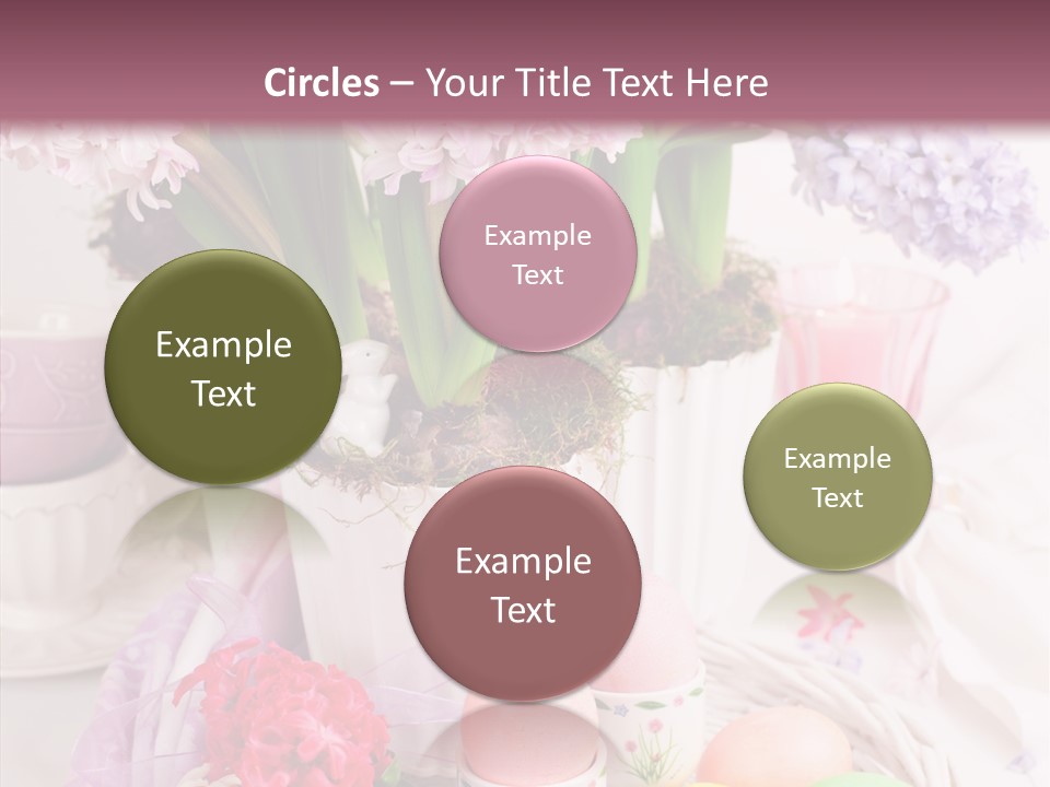Natural Moss Table PowerPoint Template