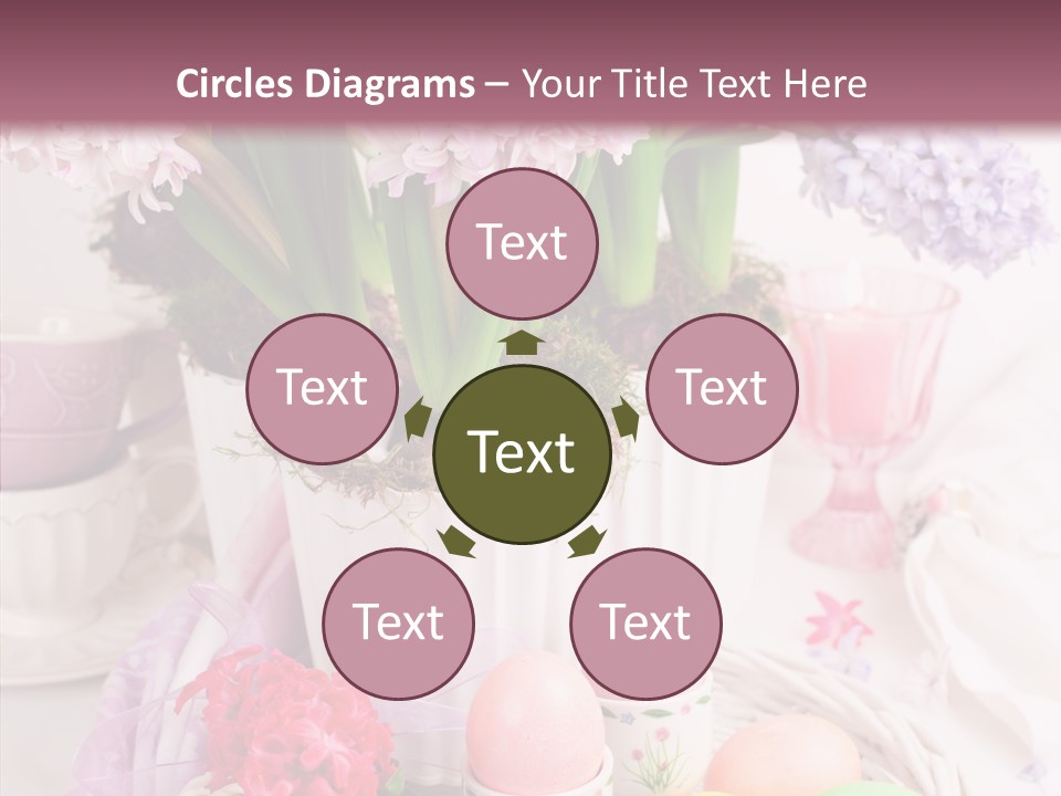 Natural Moss Table PowerPoint Template