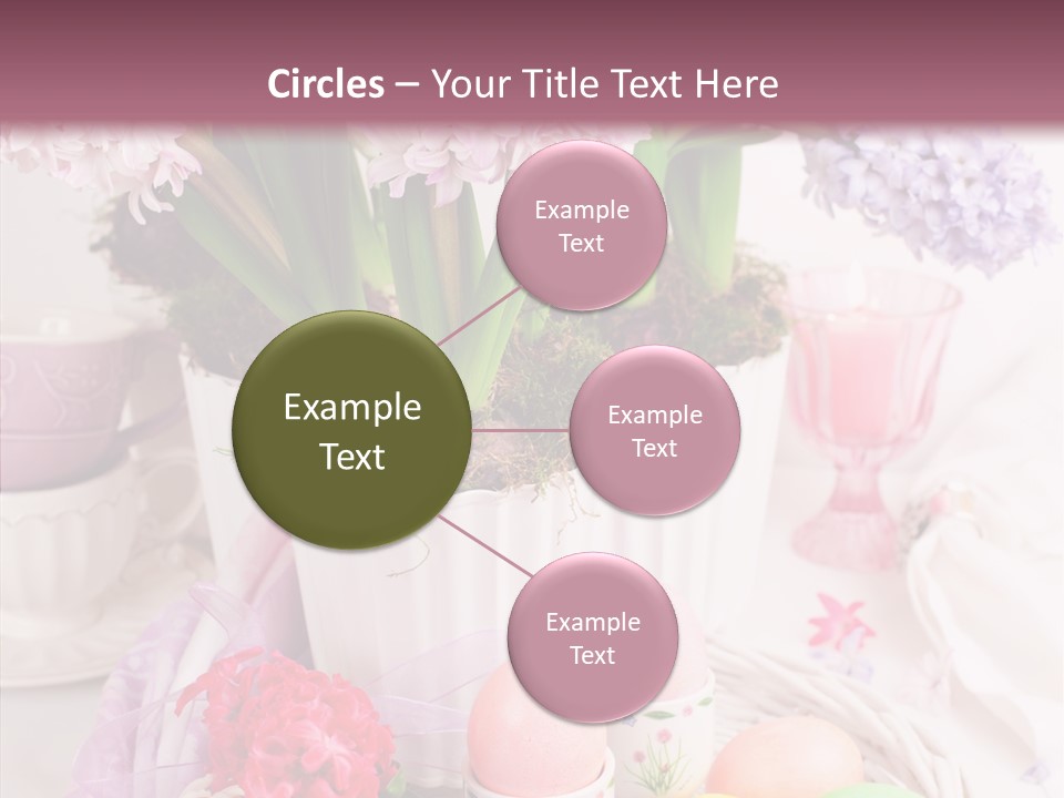 Natural Moss Table PowerPoint Template