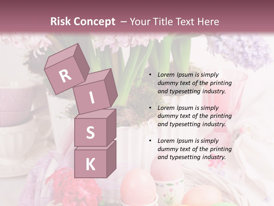 Natural Moss Table PowerPoint Template