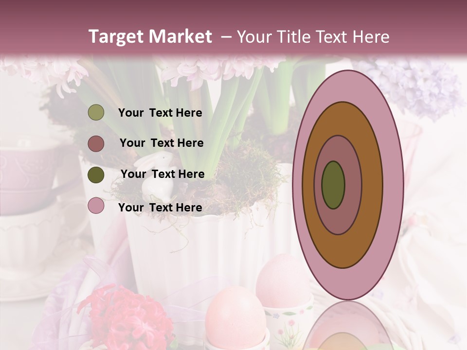 Natural Moss Table PowerPoint Template