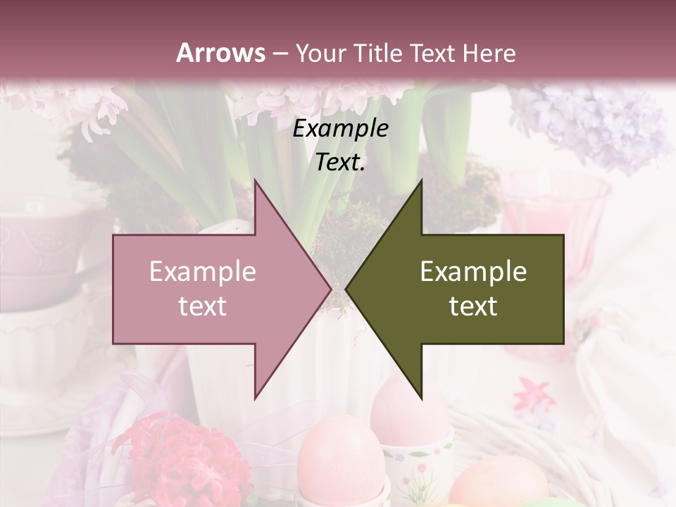 Natural Moss Table PowerPoint Template