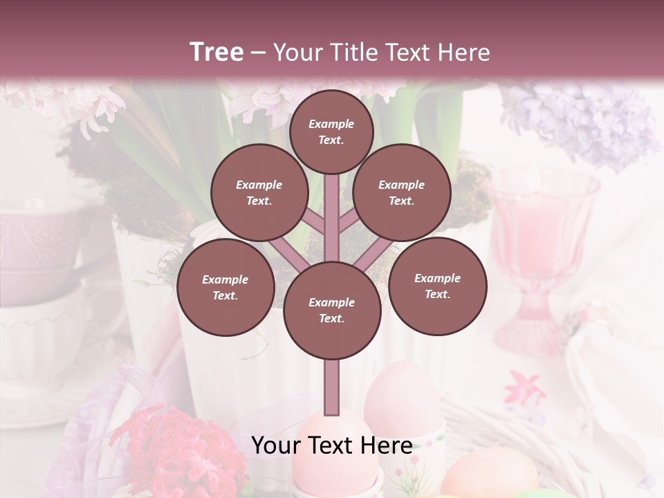 Natural Moss Table PowerPoint Template
