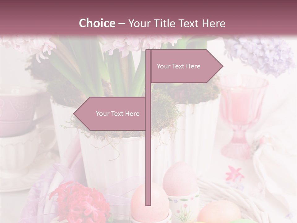 Natural Moss Table PowerPoint Template
