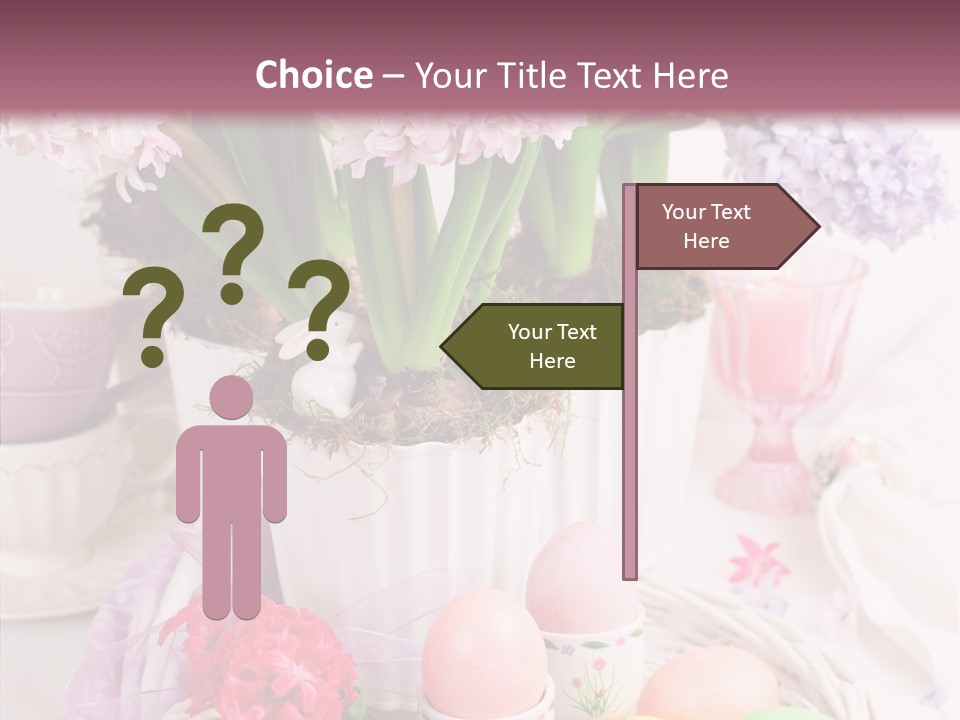 Natural Moss Table PowerPoint Template