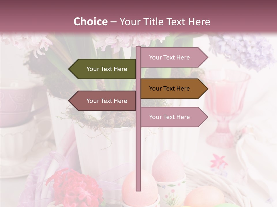 Natural Moss Table PowerPoint Template
