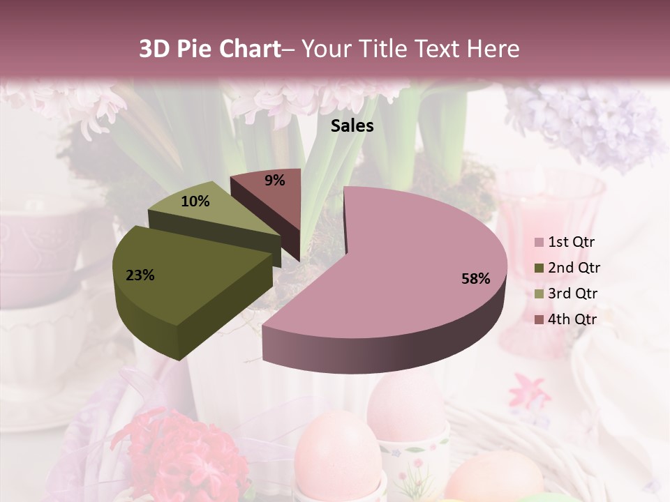 Natural Moss Table PowerPoint Template
