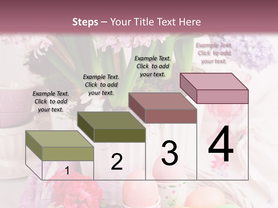 Natural Moss Table PowerPoint Template