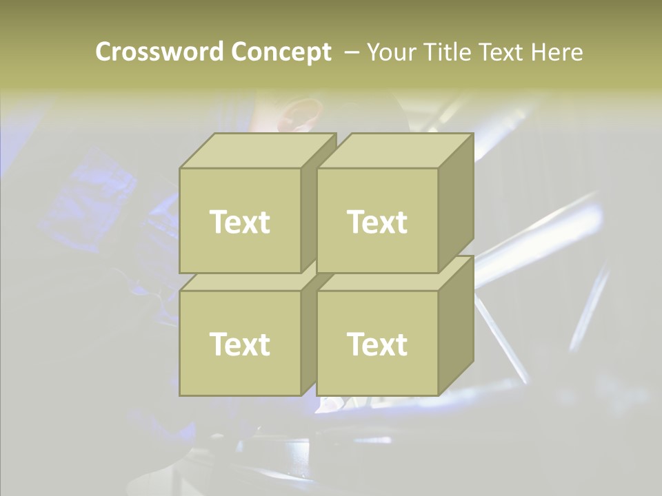 Blue Repair Profession PowerPoint Template