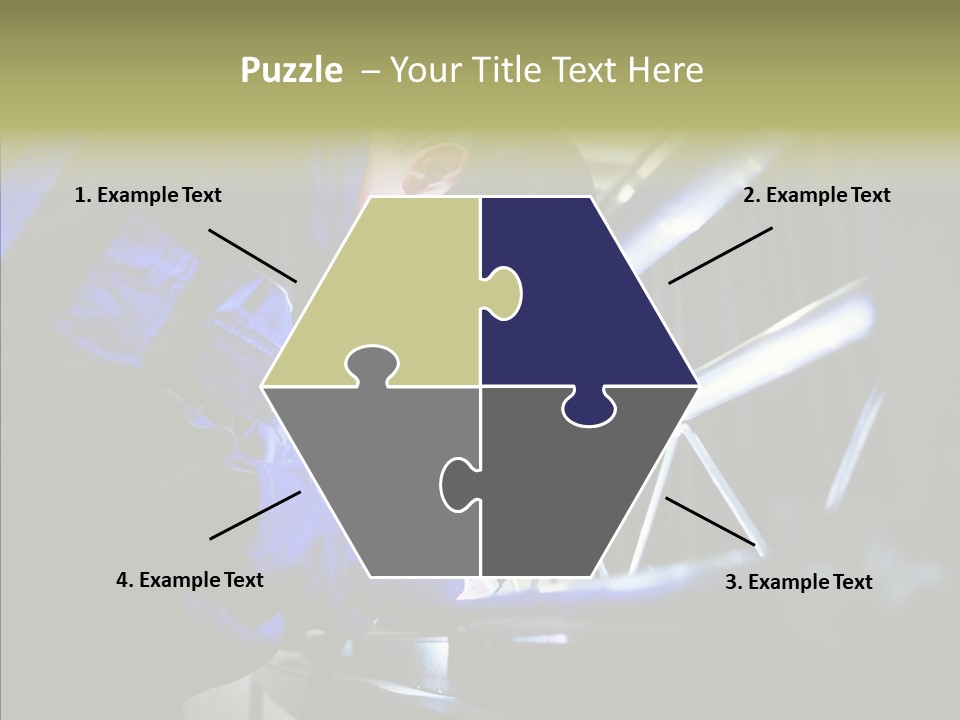 Blue Repair Profession PowerPoint Template