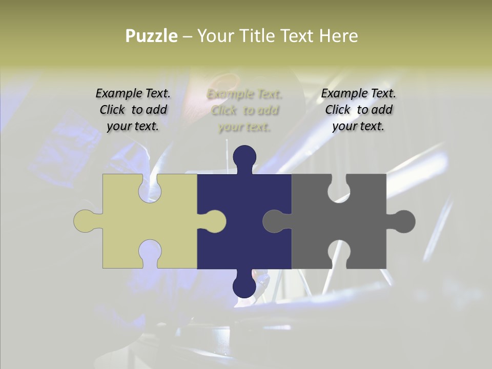 Blue Repair Profession PowerPoint Template