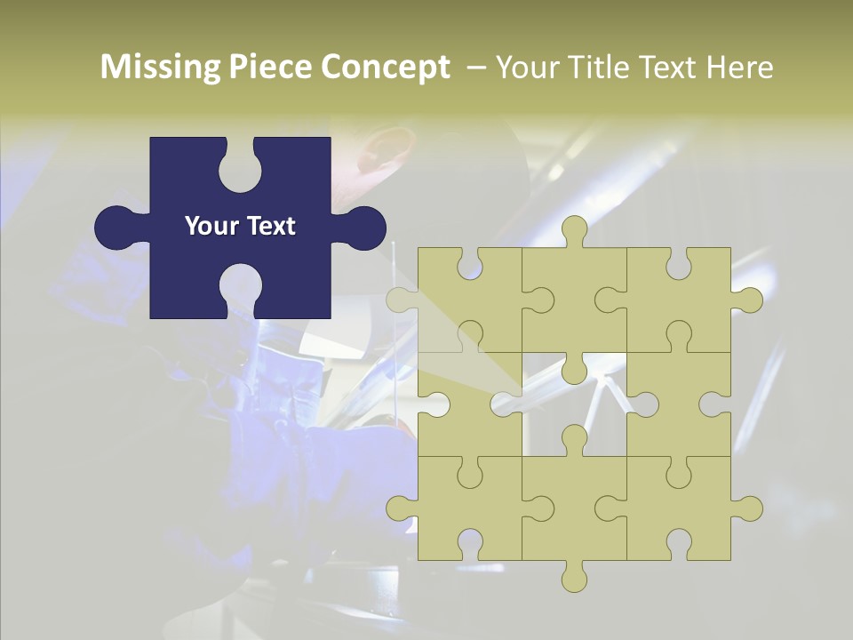 Blue Repair Profession PowerPoint Template