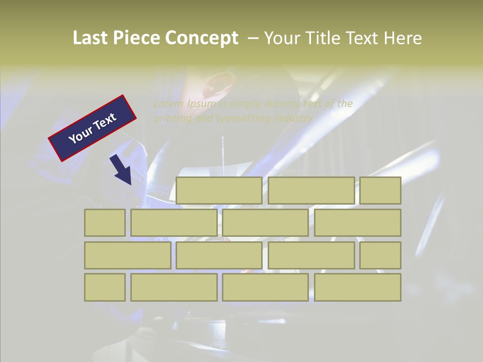 Blue Repair Profession PowerPoint Template