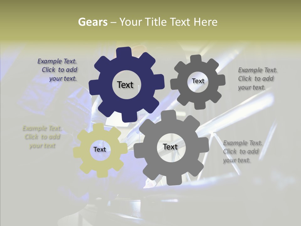 Blue Repair Profession PowerPoint Template