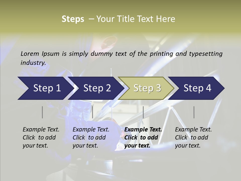 Blue Repair Profession PowerPoint Template