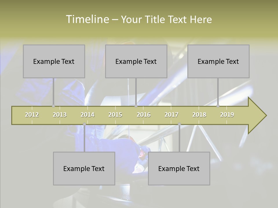 Blue Repair Profession PowerPoint Template