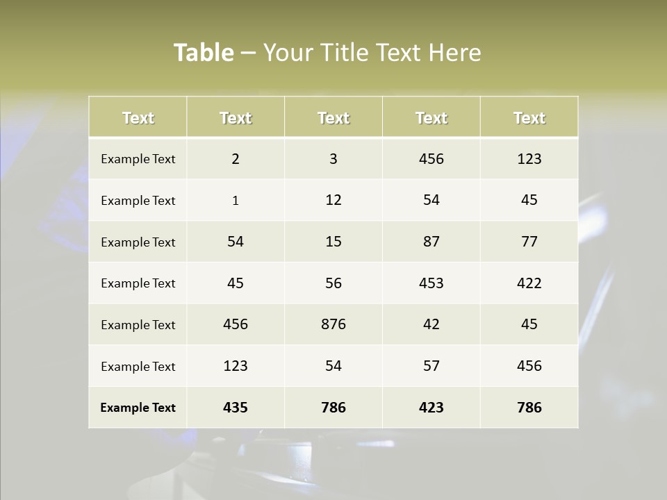 Blue Repair Profession PowerPoint Template