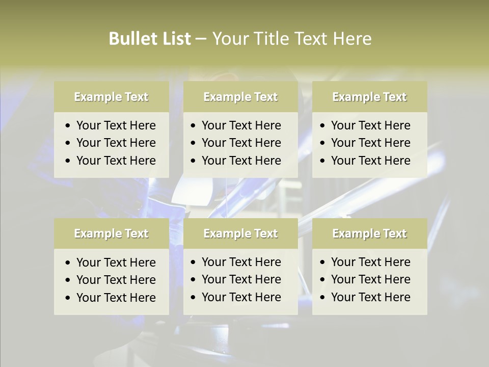 Blue Repair Profession PowerPoint Template