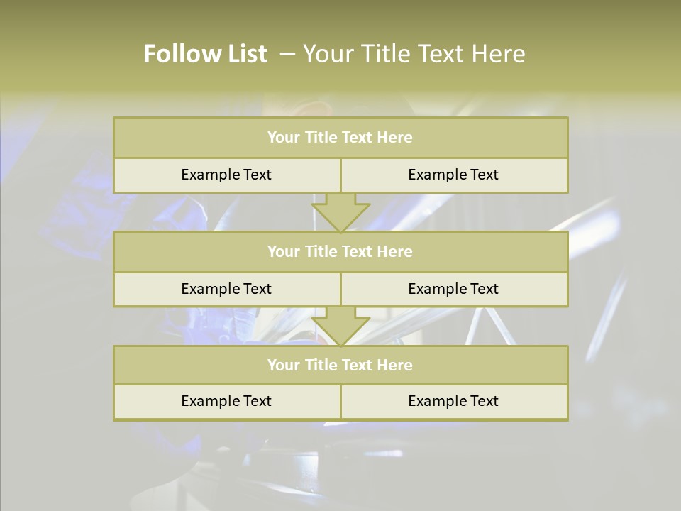 Blue Repair Profession PowerPoint Template