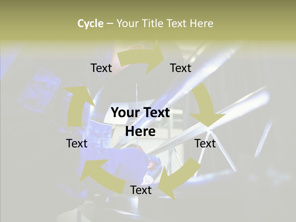 Blue Repair Profession PowerPoint Template