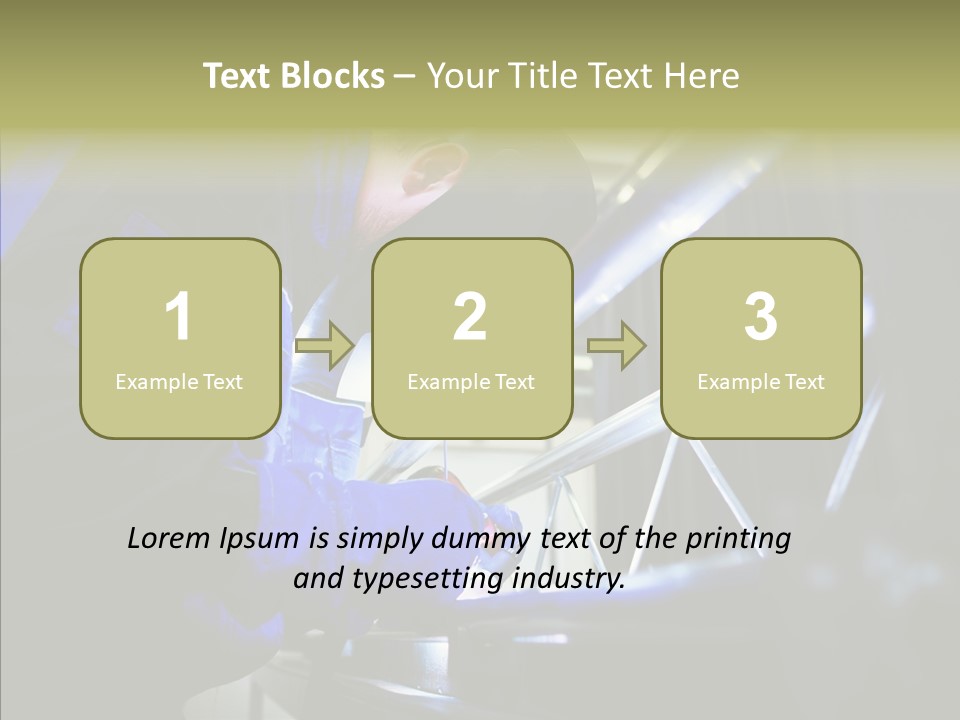Blue Repair Profession PowerPoint Template