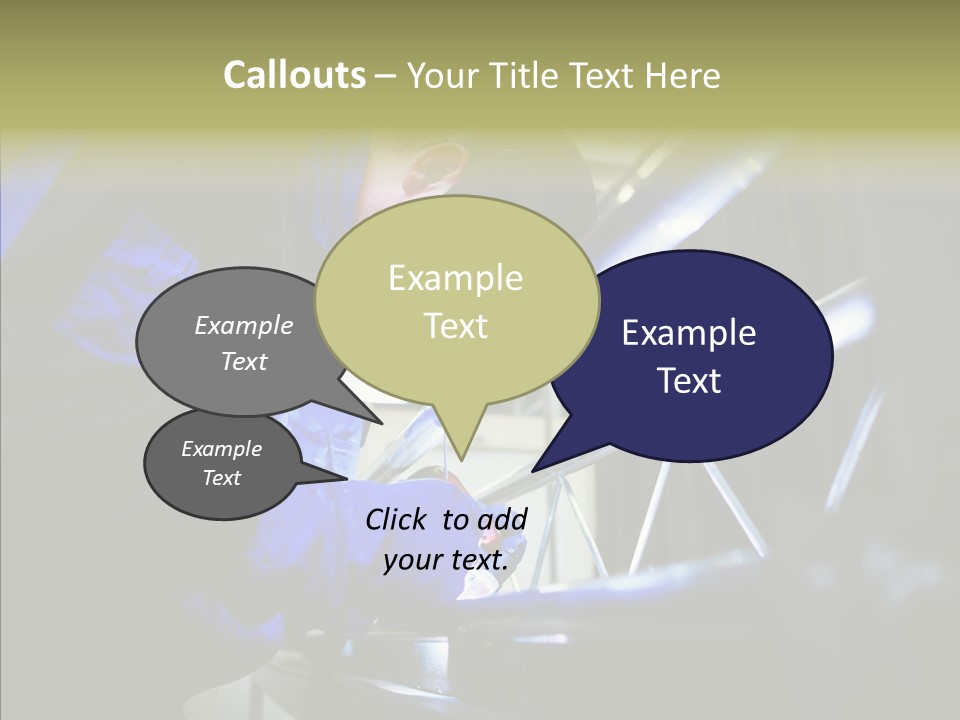 Blue Repair Profession PowerPoint Template