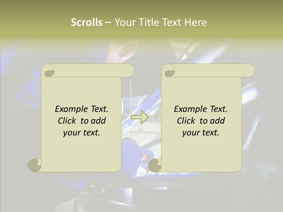 Blue Repair Profession PowerPoint Template