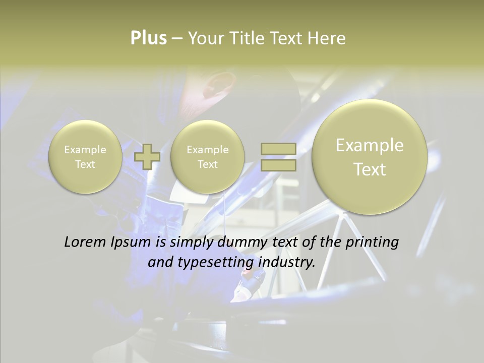Blue Repair Profession PowerPoint Template