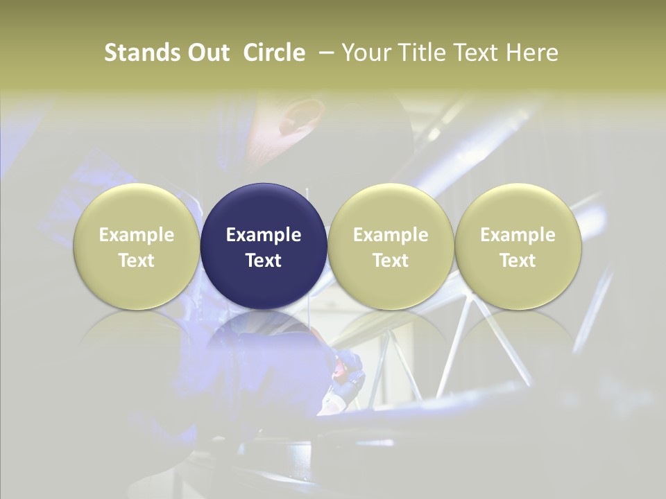 Blue Repair Profession PowerPoint Template