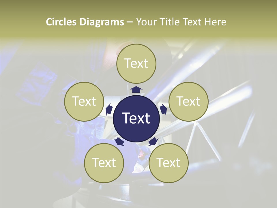 Blue Repair Profession PowerPoint Template