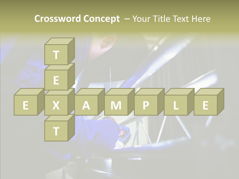 Blue Repair Profession PowerPoint Template