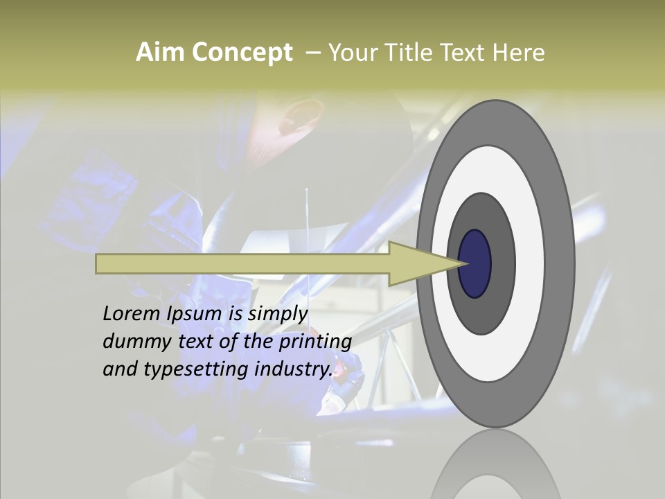 Blue Repair Profession PowerPoint Template