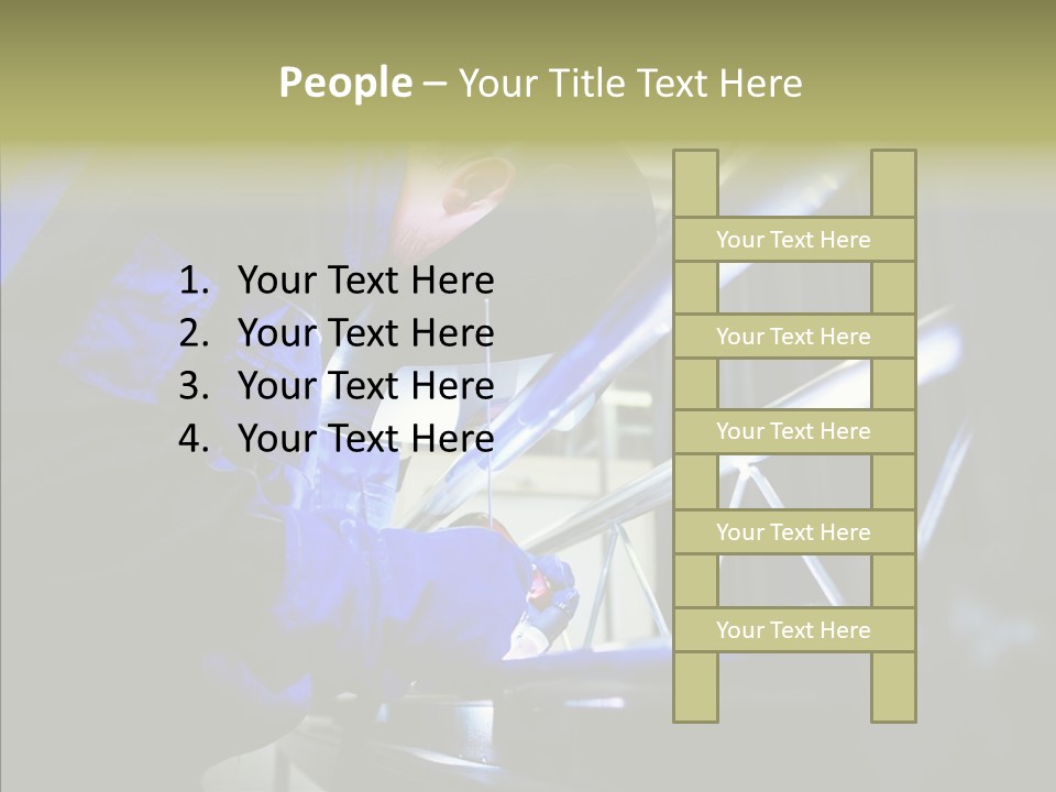Blue Repair Profession PowerPoint Template
