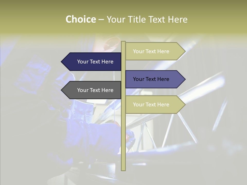 Blue Repair Profession PowerPoint Template
