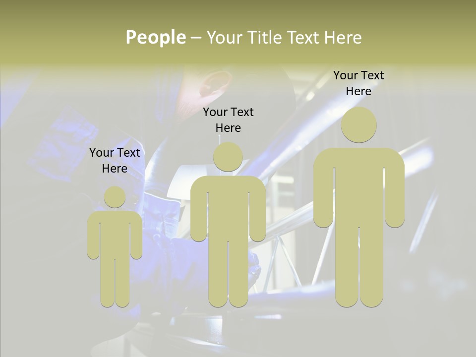 Blue Repair Profession PowerPoint Template