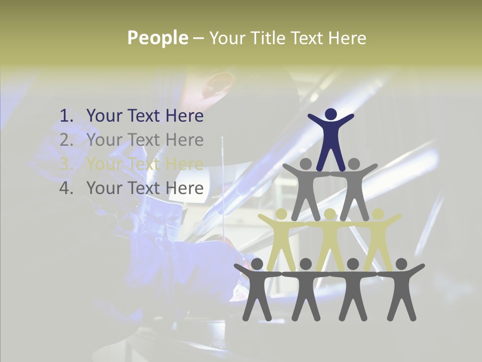 Blue Repair Profession PowerPoint Template