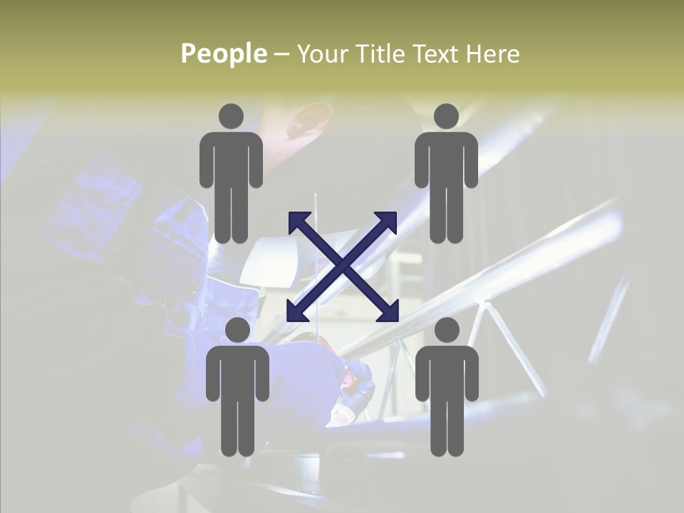 Blue Repair Profession PowerPoint Template