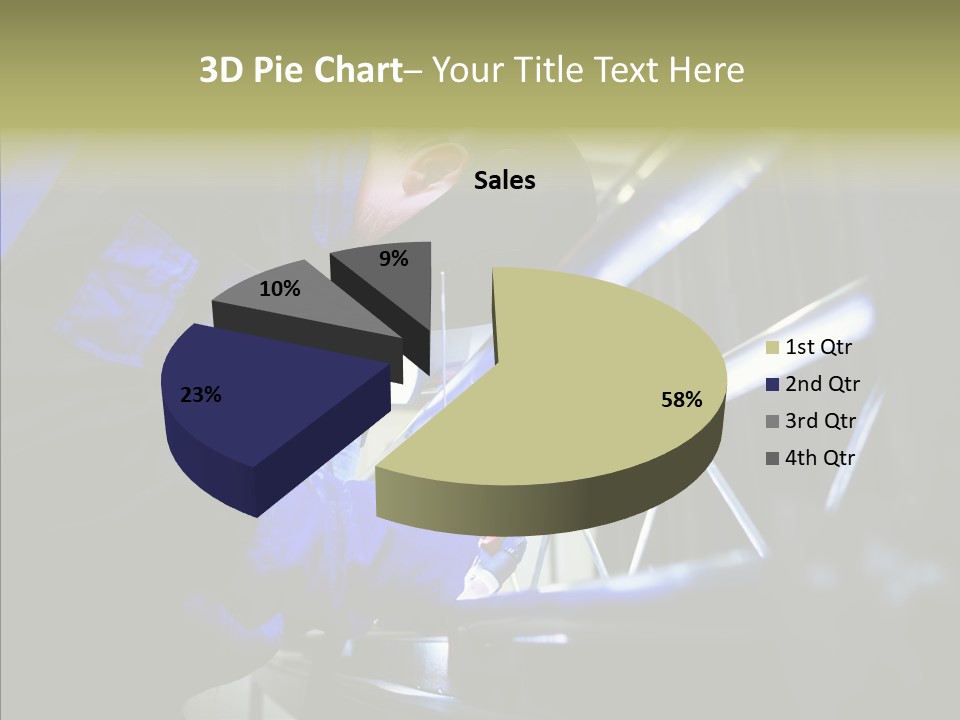 Blue Repair Profession PowerPoint Template