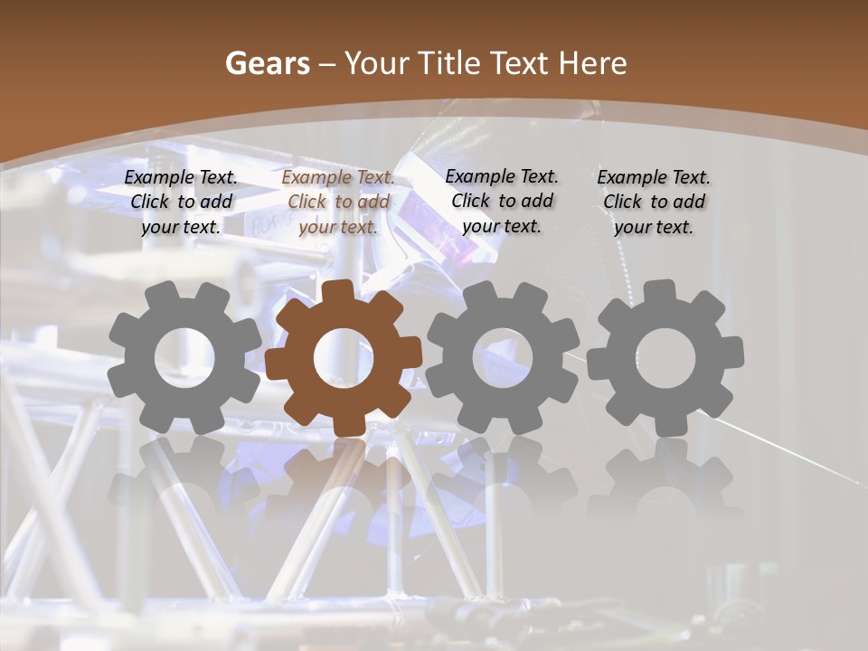 Tool Trained Helmet PowerPoint Template