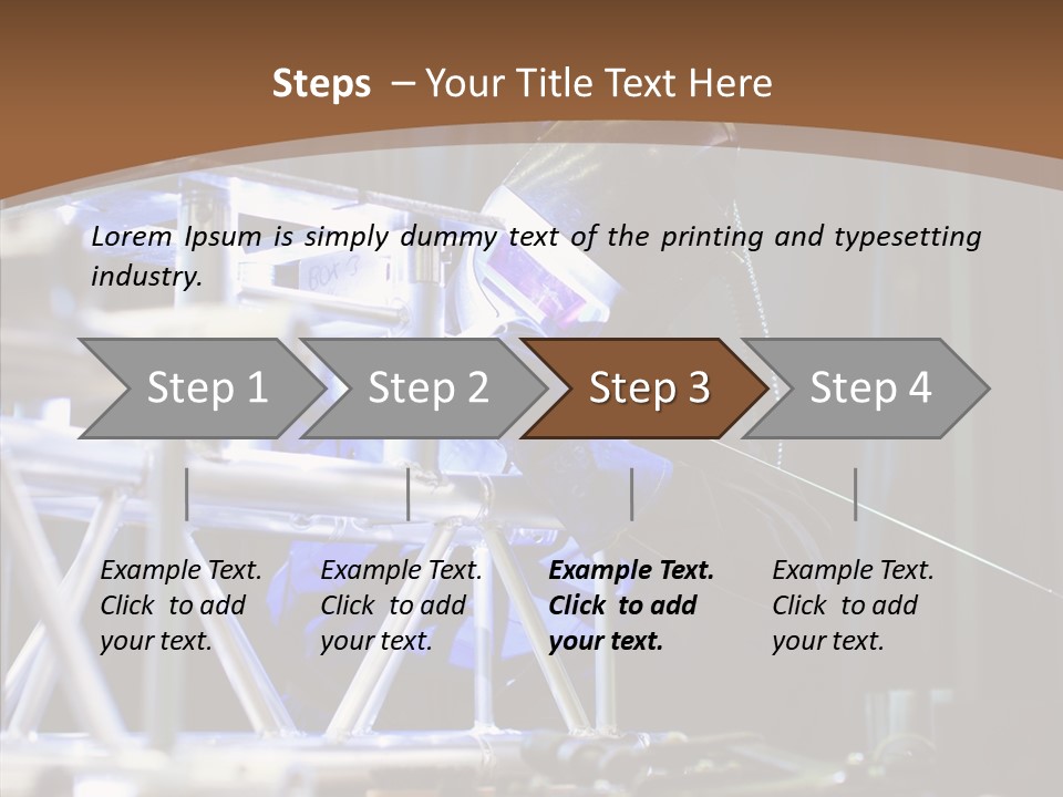 Tool Trained Helmet PowerPoint Template