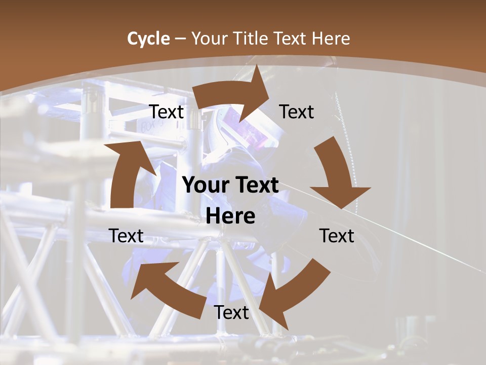 Tool Trained Helmet PowerPoint Template