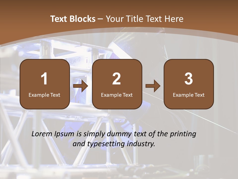 Tool Trained Helmet PowerPoint Template