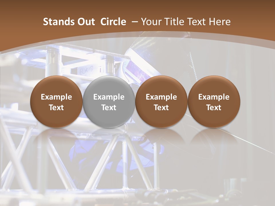 Tool Trained Helmet PowerPoint Template