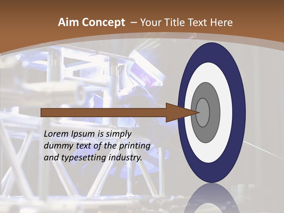 Tool Trained Helmet PowerPoint Template