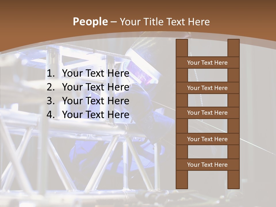 Tool Trained Helmet PowerPoint Template