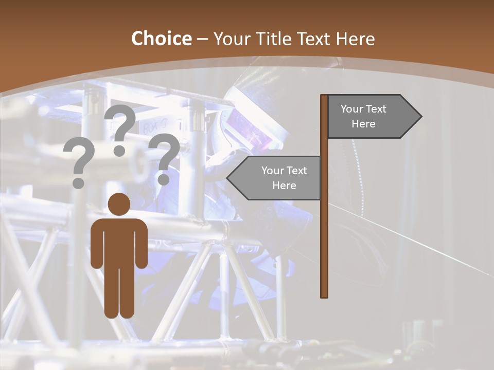 Tool Trained Helmet PowerPoint Template