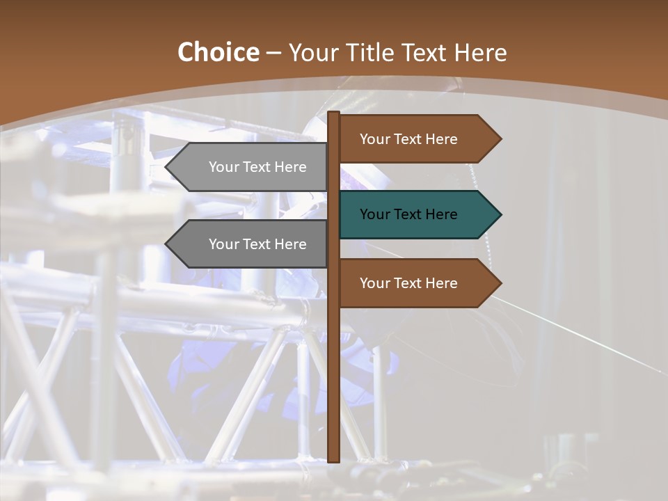 Tool Trained Helmet PowerPoint Template
