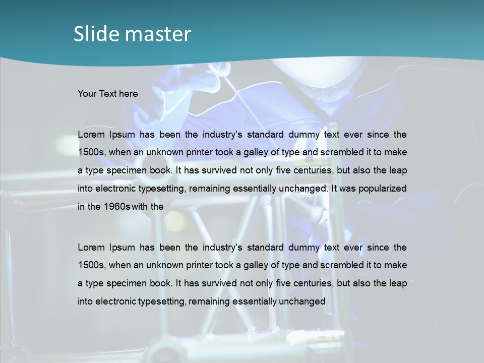 Shield Weld Tool PowerPoint Template