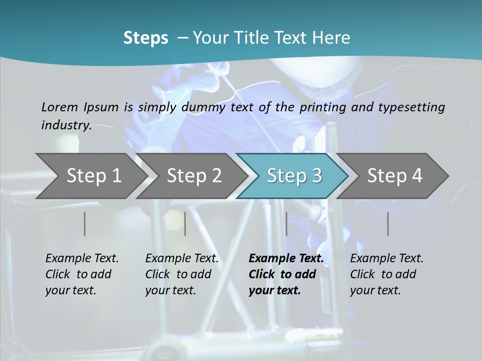 Shield Weld Tool PowerPoint Template